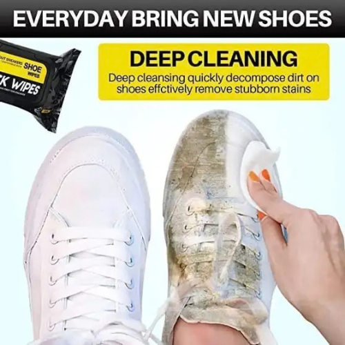 Shoe Wipes (Pack of 3 ) Instant Sneaker Cleaner Shoe Cleaner Cleaner (Generic, Leather, Nylon, Sports Shoes, Natural)