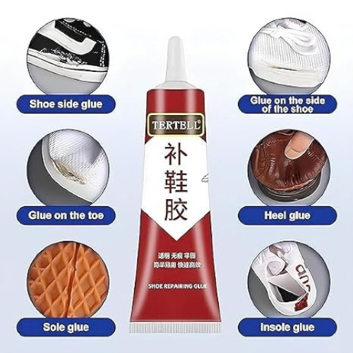 Transparent Waterproof Shoe Glue – Strong & Quick-Drying Sole Repair Adhesive