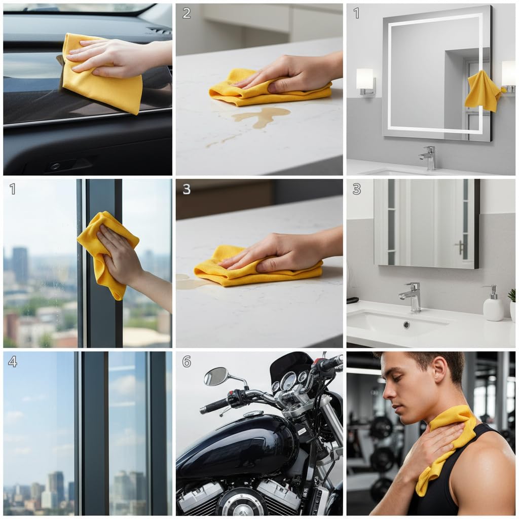 Pack of 2 - Magic Towel – High-Absorbency Multipurpose Towel for Easy & Effortless Cleaning.