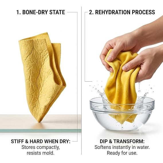 Pack of 2 - Magic Towel – High-Absorbency Multipurpose Towel for Easy & Effortless Cleaning.