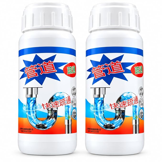 Buy One Get One Sink & Drain Cleaner Powder – Powerful Clog Remover for Kitchen, Bathroom & Wash Basin Drains.